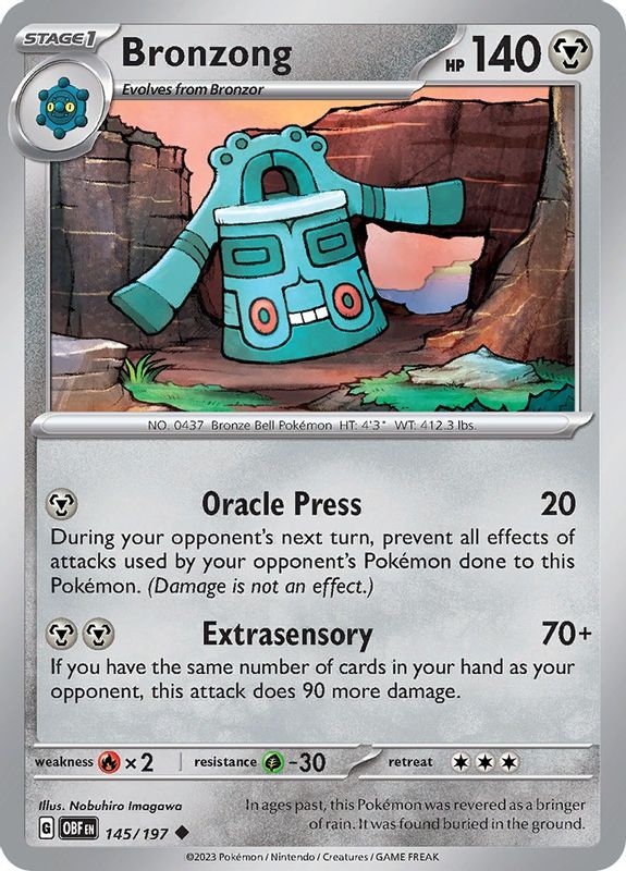 Bronzong - 145/197 - Uncommon