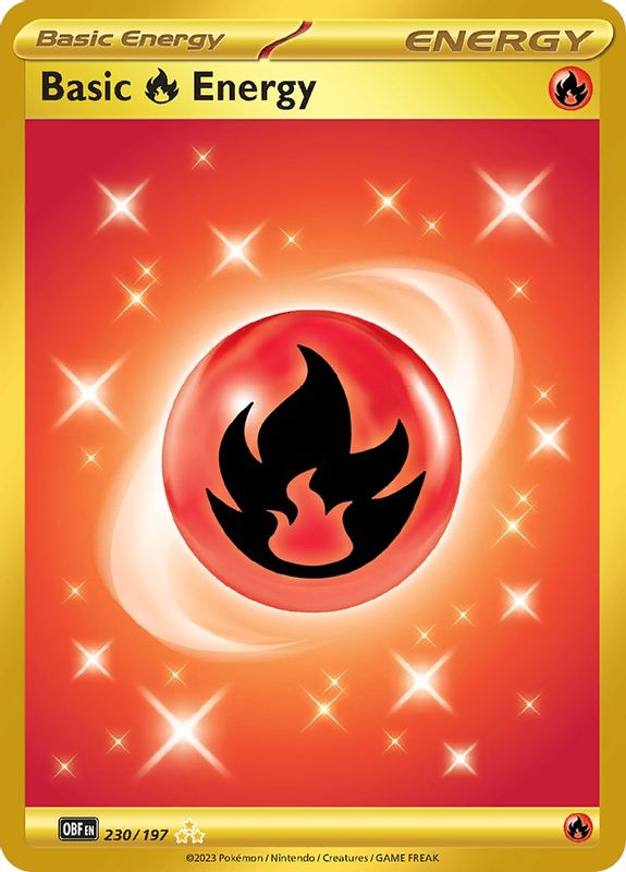 Basic Fire Energy - 230/197 - 230/197 - Hyper Rare