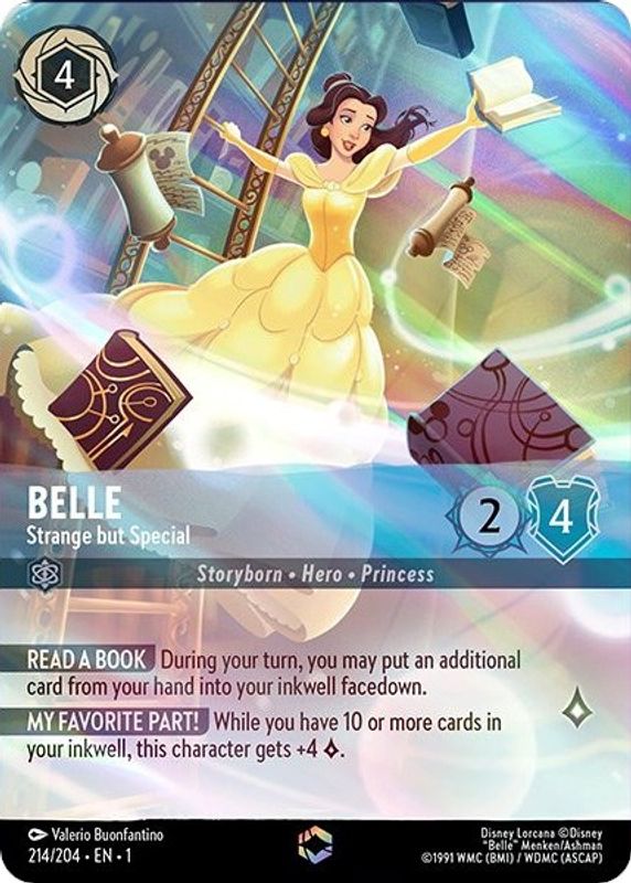 Belle - Strange but Special (Alternate Art) - 214/204 - Enchanted