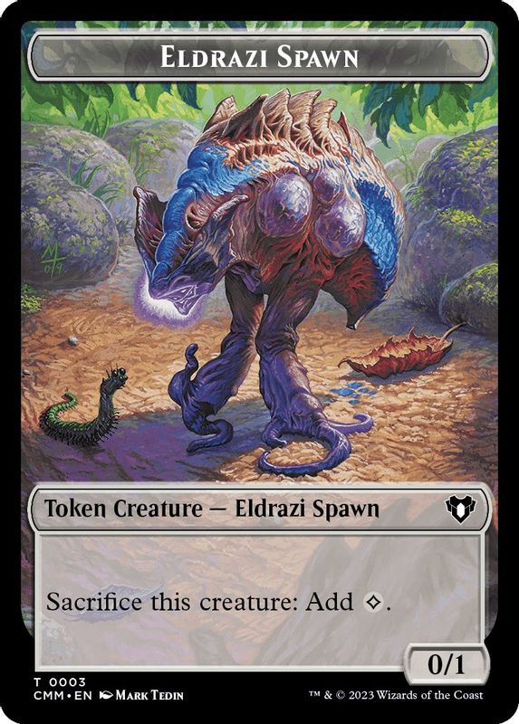 Eldrazi Spawn // Dragon Egg Double-Sided Token - 3 // 22 - Token