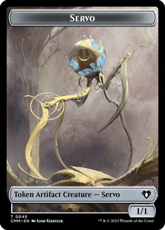 Servo // Kor Soldier Double-Sided Token - 45 // 8 - Token