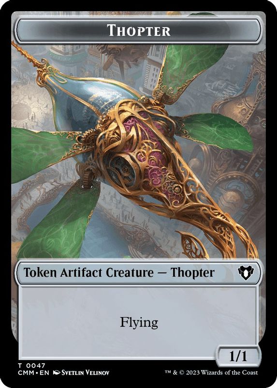 Thopter // Phyrexian Beast Double-Sided Token - 47 // 34 - Token