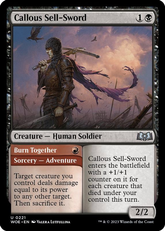 Callous Sell-Sword - 221 - Uncommon
