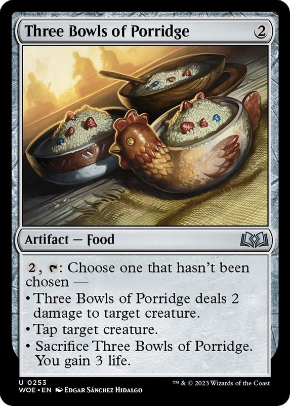 Three Bowls of Porridge - 253 - Uncommon