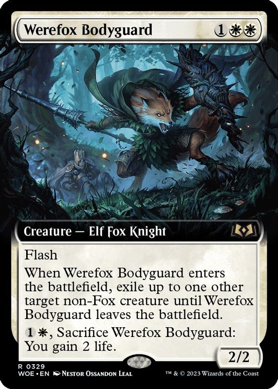 Werefox Bodyguard (Extended Art) - 329 - Rare