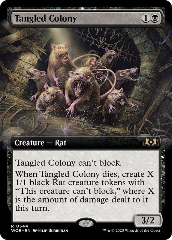 Tangled Colony (Extended Art) - 344 - Rare