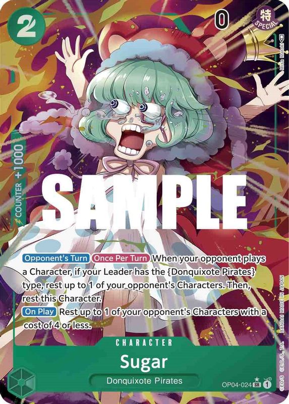 Sugar (Alternate Art) - OP04-024 - Super Rare