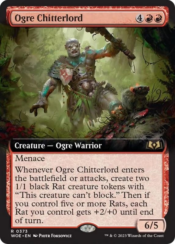 Ogre Chitterlord (Extended Art) - 373 - Rare