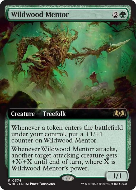 Wildwood Mentor (Extended Art) - 374 - Rare