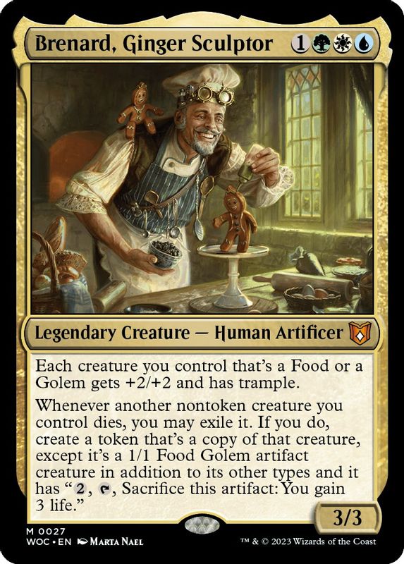 Brenard, Ginger Sculptor - 27 - Mythic