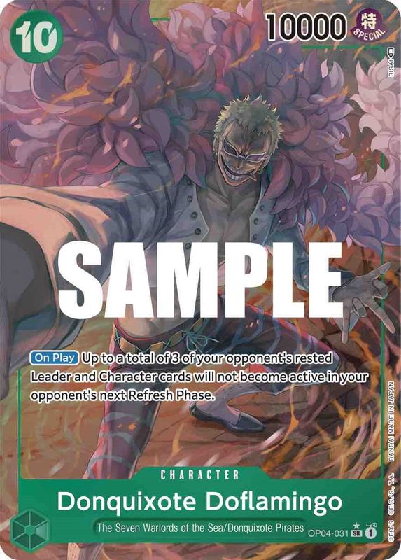 Donquixote Doflamingo (031) (Alternate Art) - OP04-031 - Super Rare