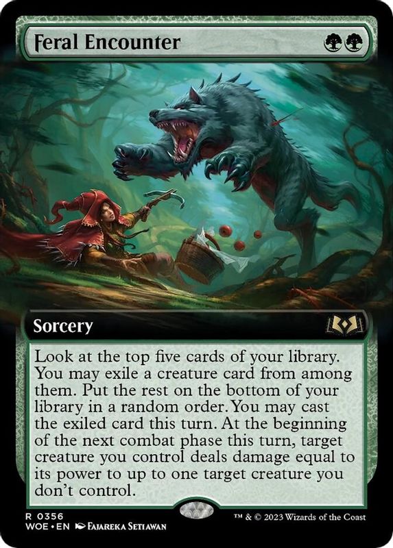 Feral Encounter (Extended Art) - 356 - Rare