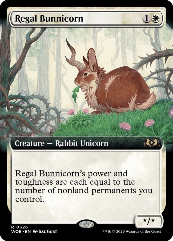 Regal Bunnicorn (Extended Art) - 326 - Rare