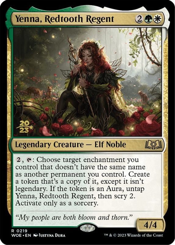 Yenna, Redtooth Regent - 219 - Rare