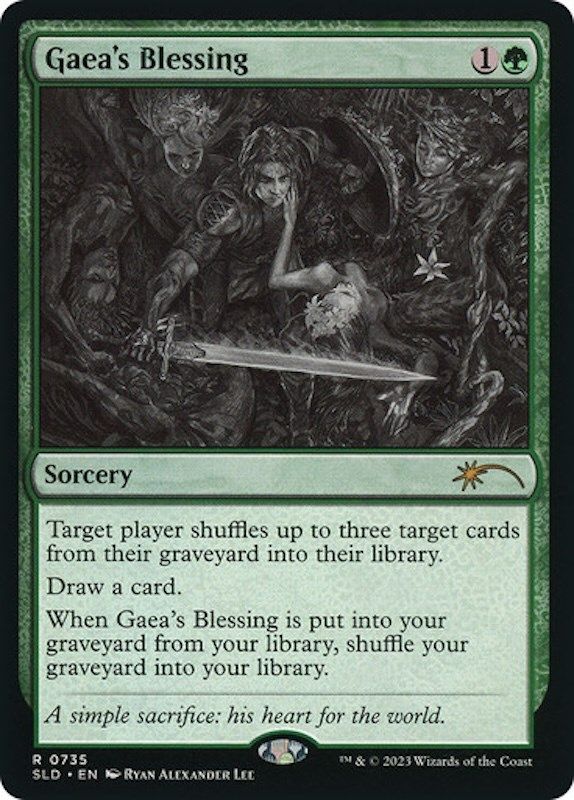 Gaea's Blessing (Sketch Showcase) - 735 - Rare