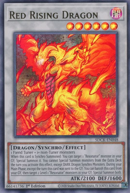 Red Rising Dragon - SDCK-EN048 - Ultra Rare