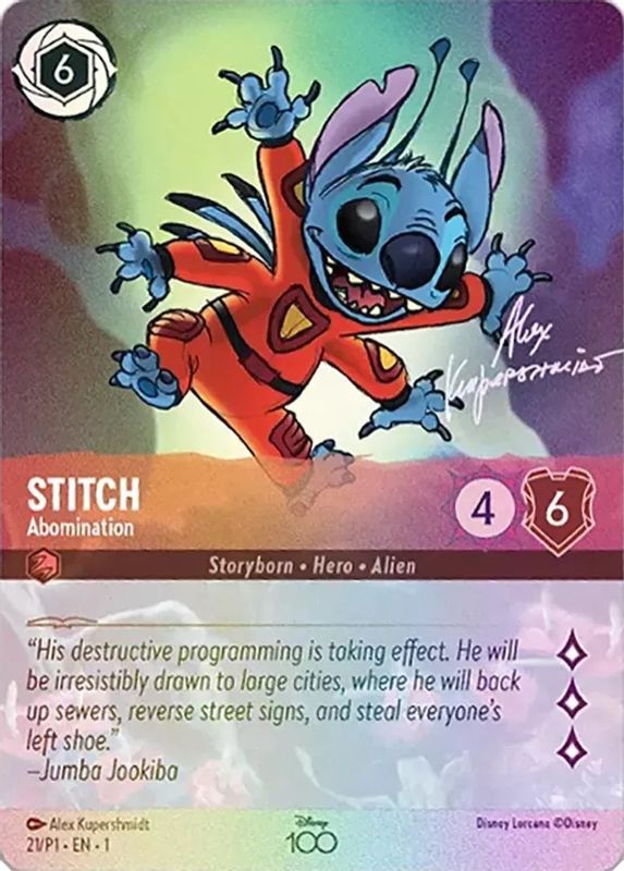 Stitch - Abomination (Alternate Art) - 21 - Promo