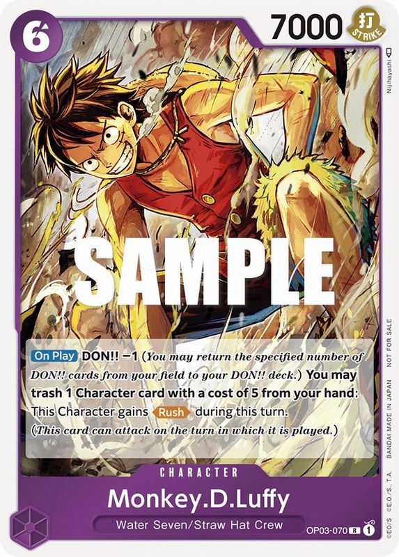 Monkey.D.Luffy (Dash Pack) - OP03-070 - Rare