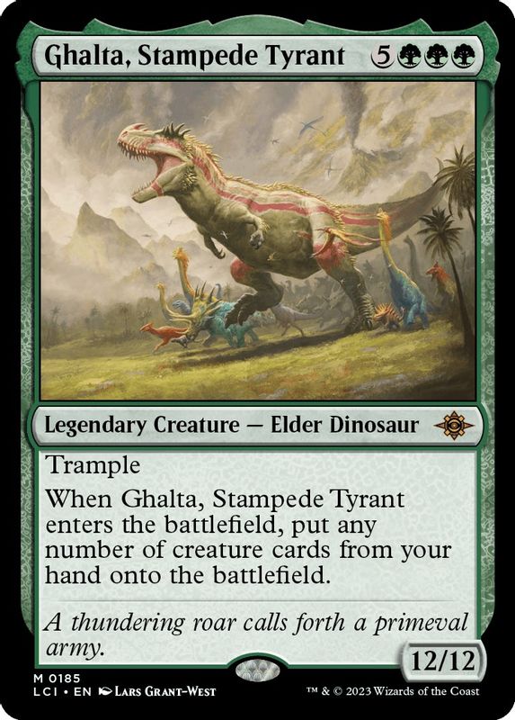 Ghalta, Stampede Tyrant - 185 - Mythic