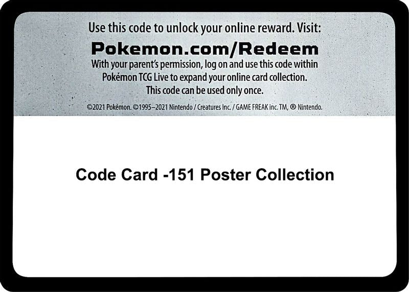 Code Card -151 Poster Collection - Code Card