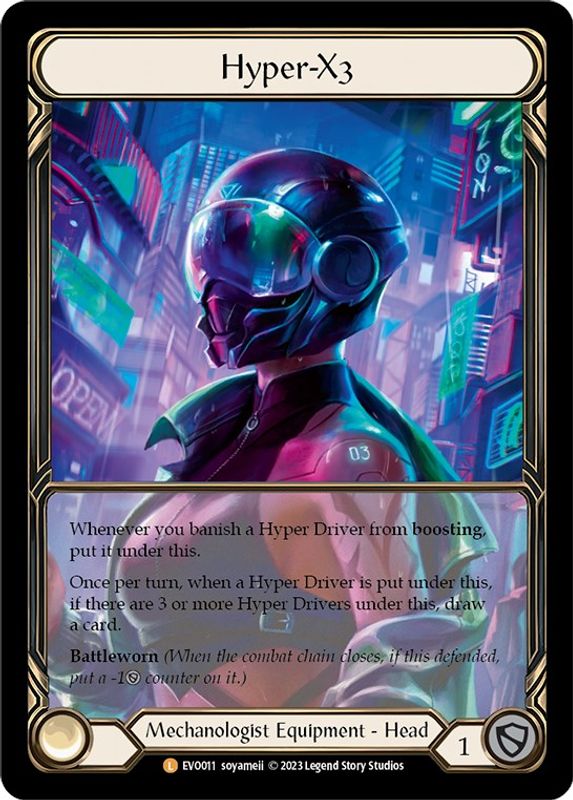 Hyper-X3 (Extended Art) - EVO011 - Legendary