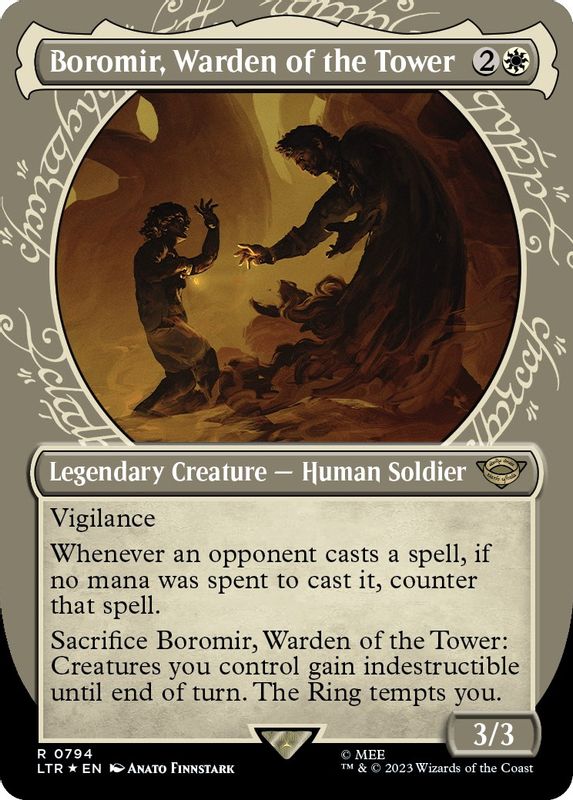 Boromir, Warden of the Tower (Showcase) (Surge Foil) - 794 - Rare