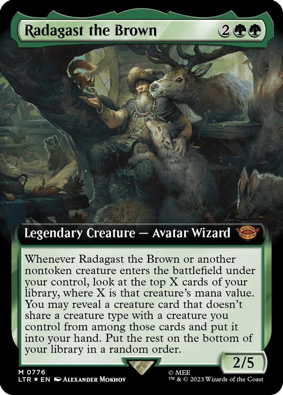 Radagast the Brown (Extended Art) (Surge Foil) - 776 - Mythic