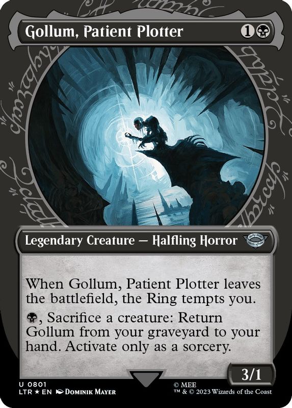 Gollum, Patient Plotter (Showcase) (Surge Foil) - 801 - Uncommon