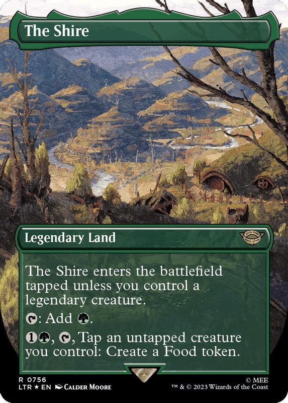 The Shire (Borderless) (Surge Foil) - 756 - Rare