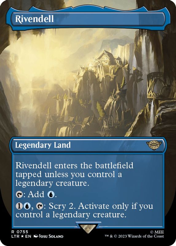 Rivendell (Borderless) (Surge Foil) - 755 - Rare