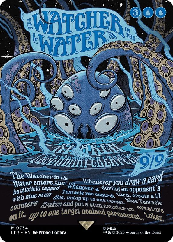 The Watcher in the Water (Borderless Poster) - 734 - Mythic