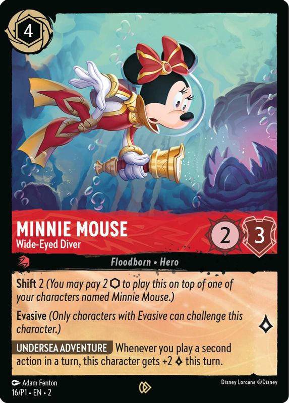 Minnie Mouse - Wide-Eyed Diver - 16 - Promo