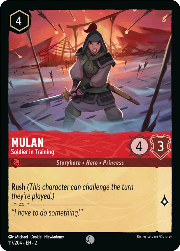 Mulan - Soldier in Training - 117/204 - Common