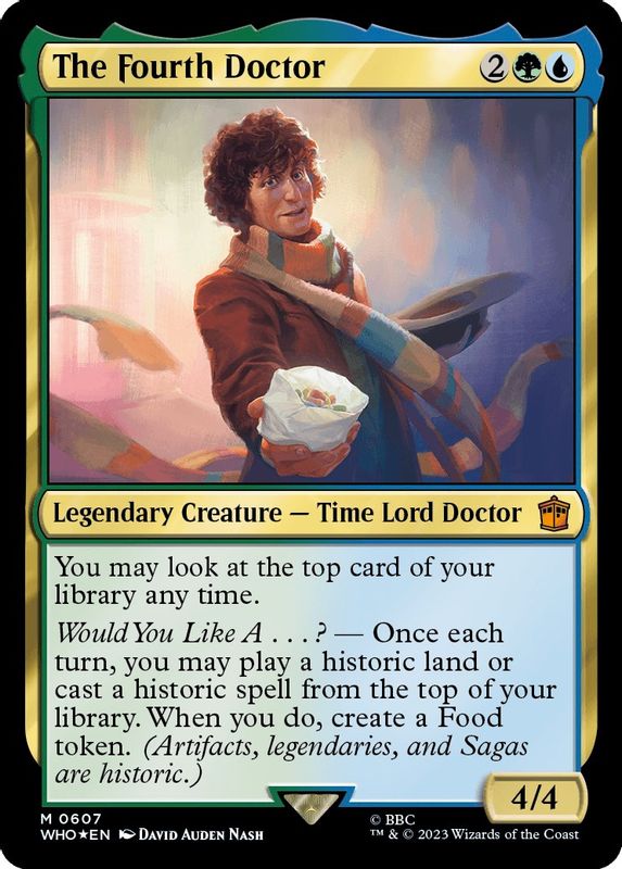 The Fourth Doctor (Surge Foil) - 607 - Mythic