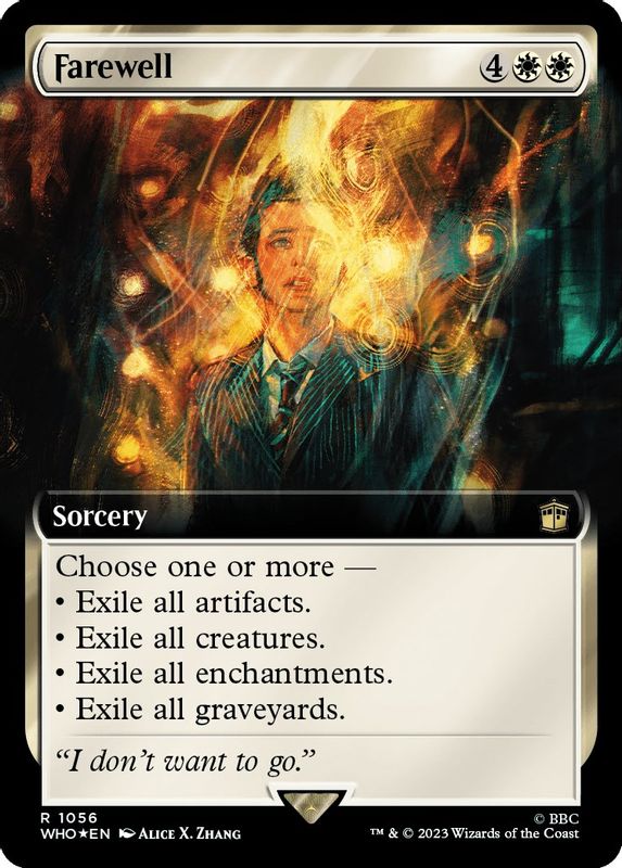 Farewell (Extended Art) (Surge Foil) - 1056 - Rare