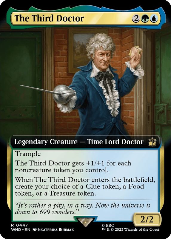 The Third Doctor (Extended Art) - 447 - Rare