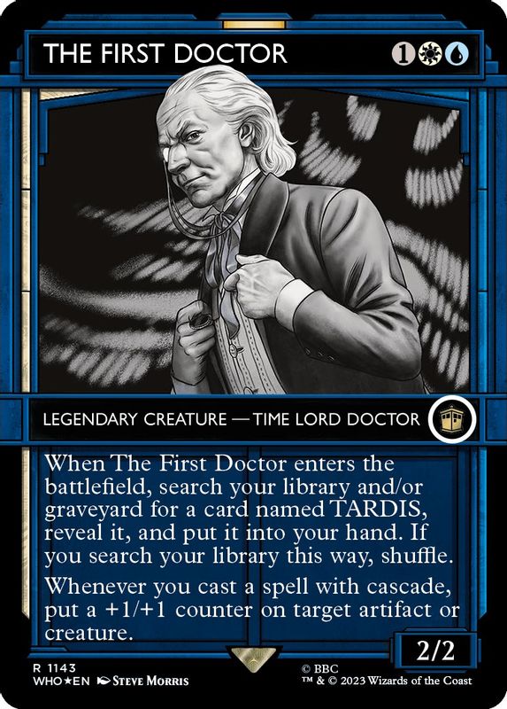 The First Doctor (Showcase) (Surge Foil) - 1143 - Rare