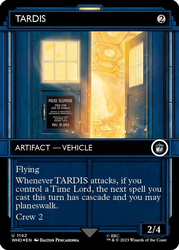 TARDIS (Showcase) (Surge Foil) - 1142 - Uncommon