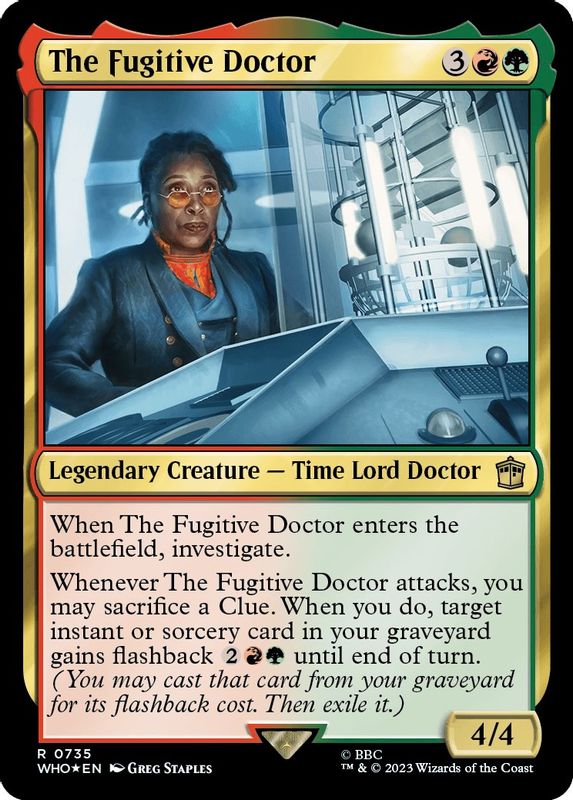 The Fugitive Doctor (Surge Foil) - 735 - Rare