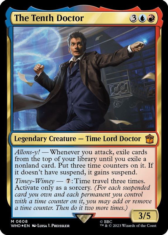 The Tenth Doctor (Surge Foil) - 608 - Mythic