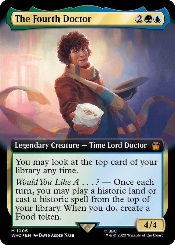 The Fourth Doctor (Extended Art) (Surge Foil) - 1006 - Mythic