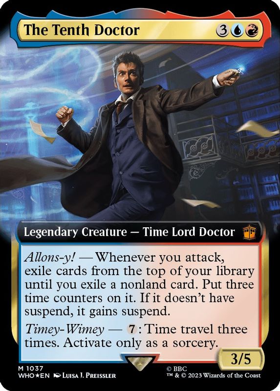 The Tenth Doctor (Extended Art) (Surge Foil) - 1037 - Mythic