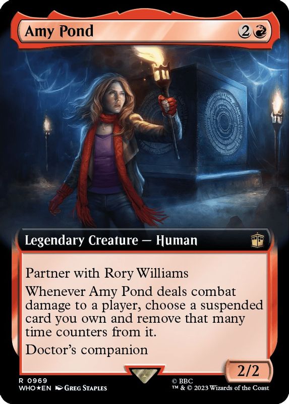 Amy Pond (Extended Art) (Surge Foil) - 969 - Rare