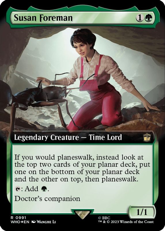 Susan Foreman (Extended Art) (Surge Foil) - 991 - Rare