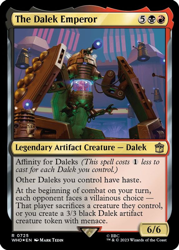 The Dalek Emperor (Surge Foil) - 725 - Rare