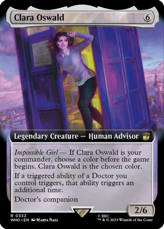 Clara Oswald (Extended Art) - 332 - Rare