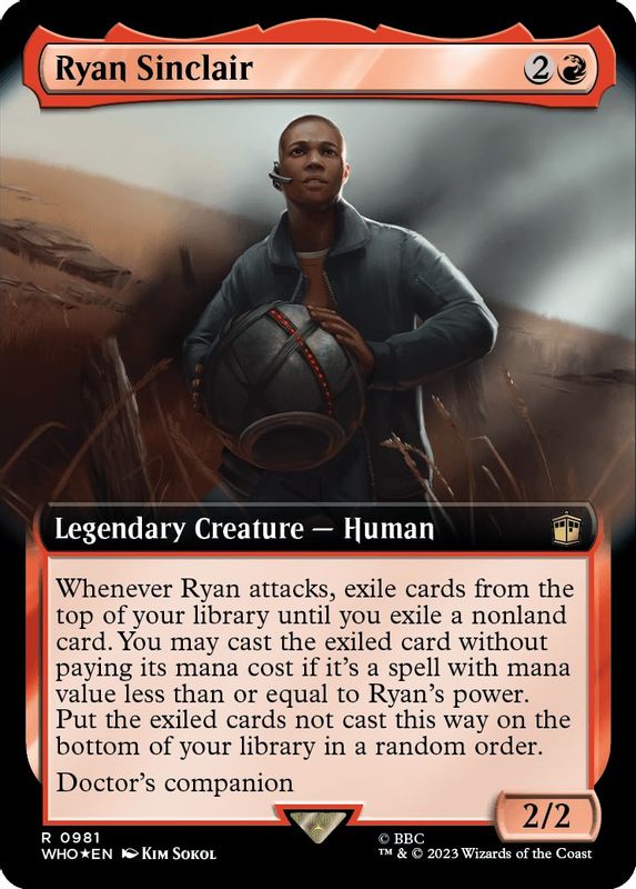 Ryan Sinclair (Extended Art) (Surge Foil) - 981 - Rare