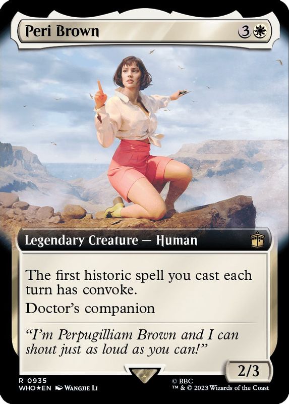 Peri Brown (Extended Art) (Surge Foil) - 935 - Rare