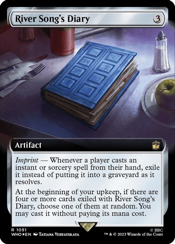 River Song's Diary (Extended Art) (Surge Foil) - 1051 - Rare