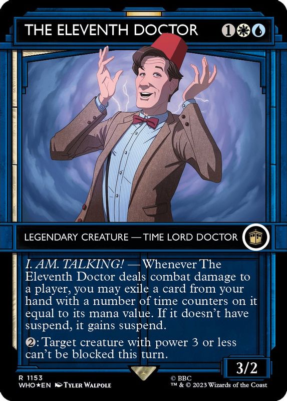 The Eleventh Doctor (Showcase) (Surge Foil) - 1153 - Rare